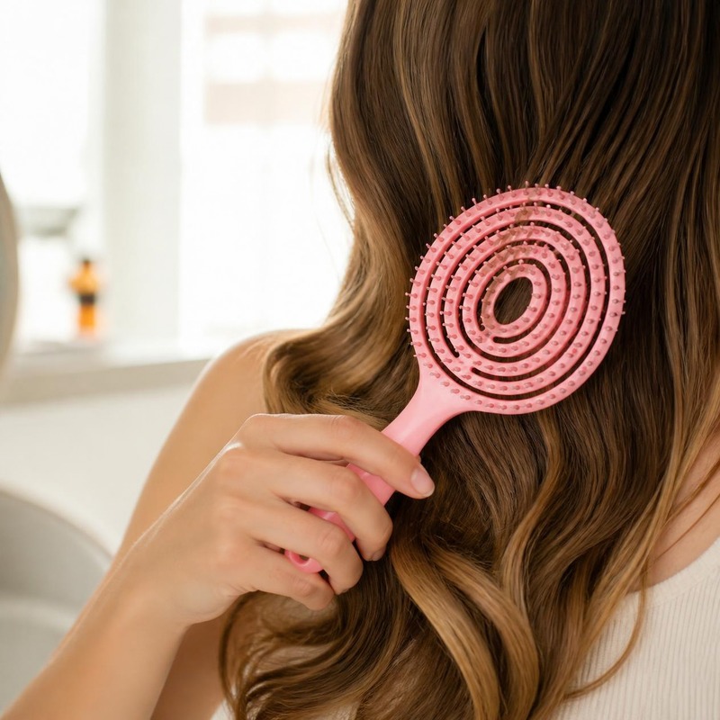 Desenredante Flexible Circular Grande – foto 3