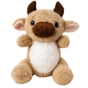 peluche torito cuernos 20 cm